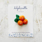 Clementine Orange Hair Clip