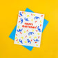 Happy Birthday Sprinkles Greeting Card: Single Card
