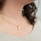 Oak Leaf Necklace: Silver