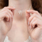 Bow Necklace: Silver