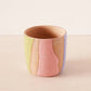 Striped Ceramic Planter- 3.5"