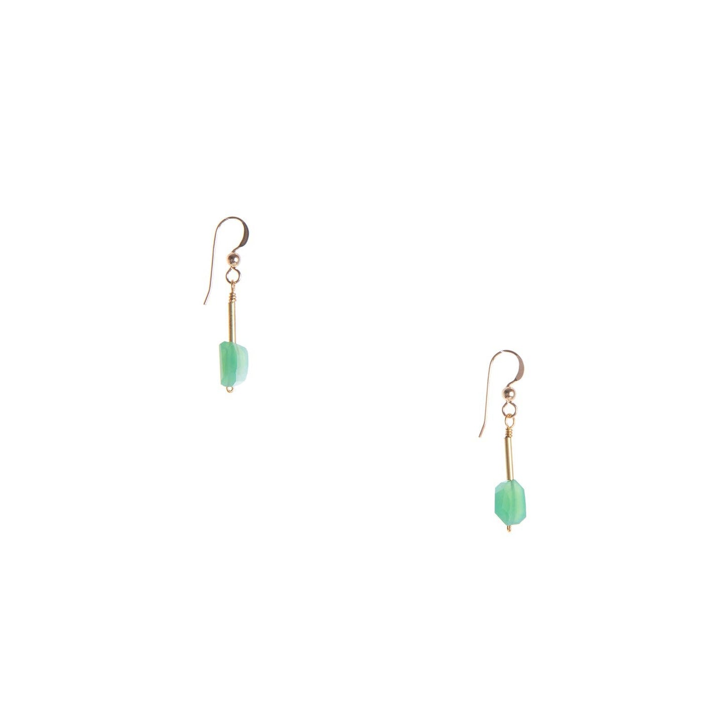 Enver Earrings: Carnelian