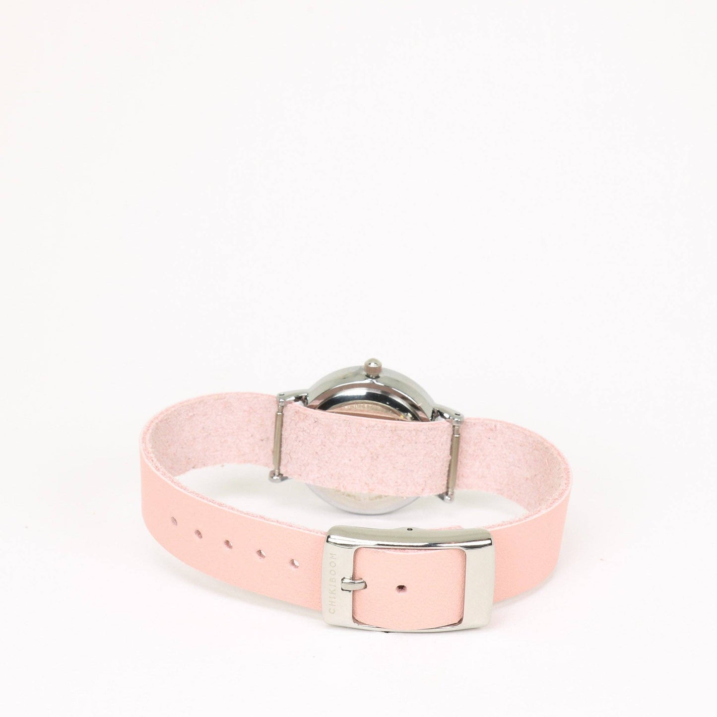 Pale pink/white women's watch