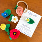 Lily of the Valley Hair Clip - May Birth Month Flower Gift