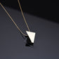 Val Necklace: Silver Black