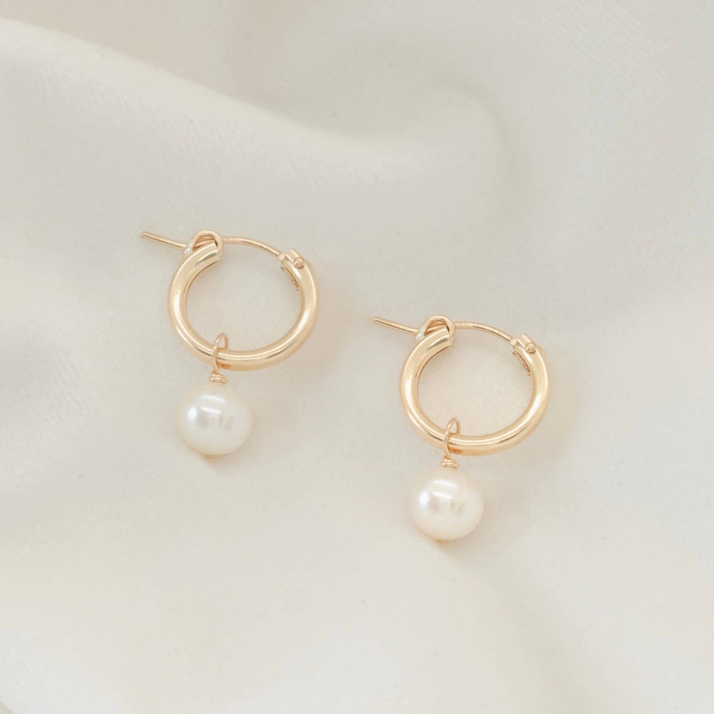 Pearl Hoops