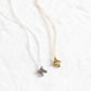 Mushroom Necklace: Gold