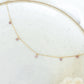 Primrose Necklace: Green / Gold Filled