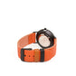 90's Orange Matte Black Watch