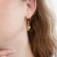 Strawberry Earrings: Silver