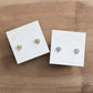 Mini Maple Leaf Earrings (Gold)