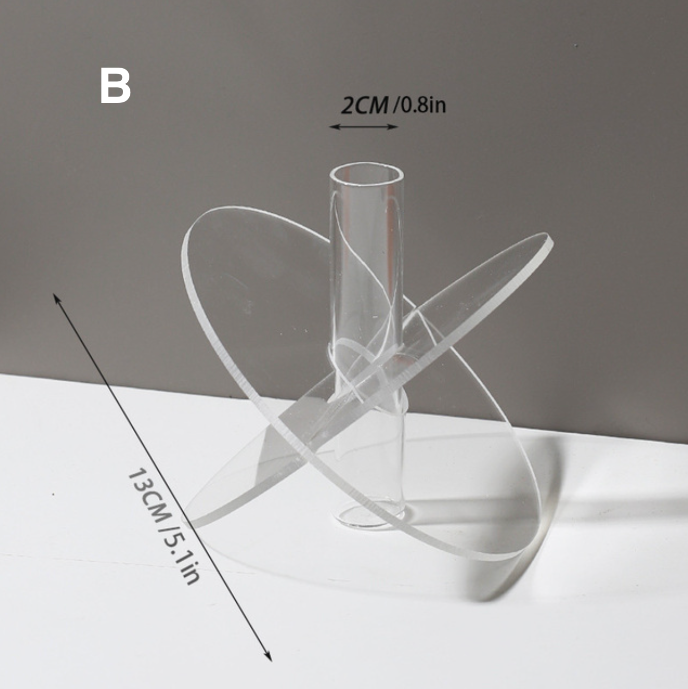 Colorful Acrylic Flower Vase: E