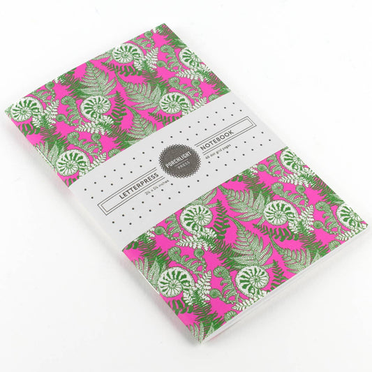 Forest Foraging Series: Fiddlehead Fern Pocket Notebook: Plain Pages