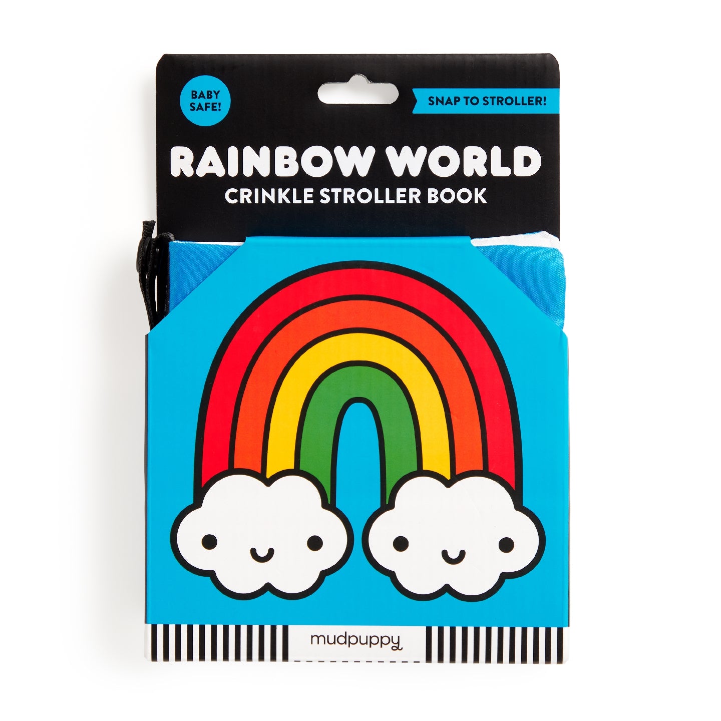 Rainbow World Crinkle Fabric