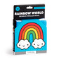 Rainbow World Crinkle Fabric