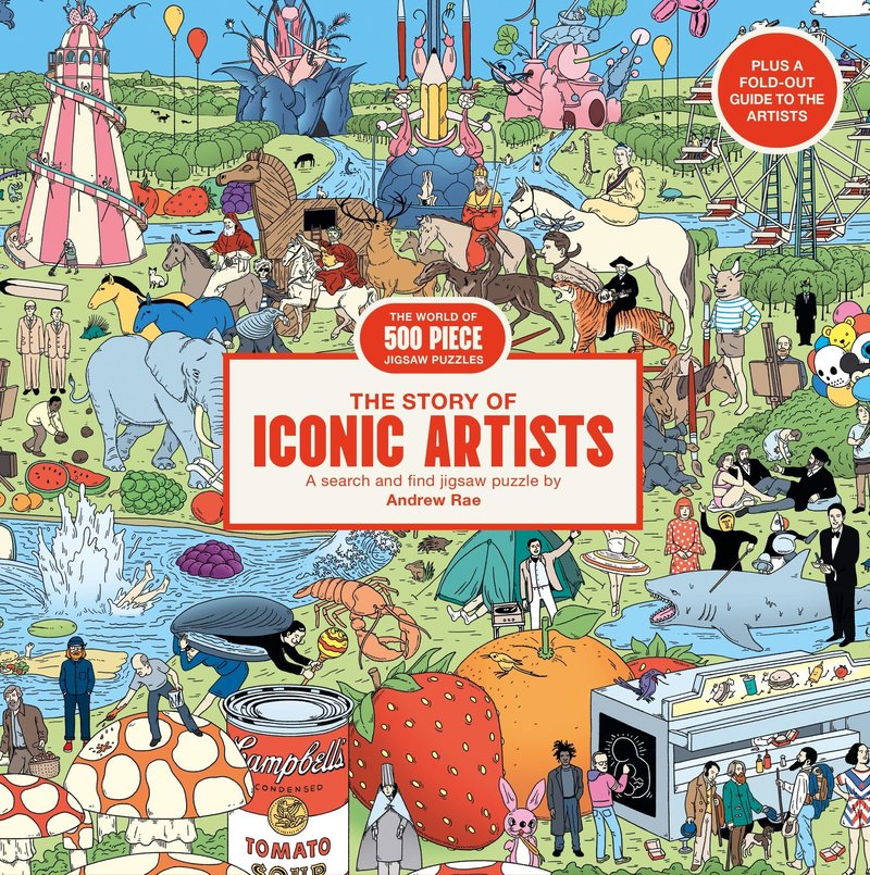 Story of Iconic Artists 500 piece puzle