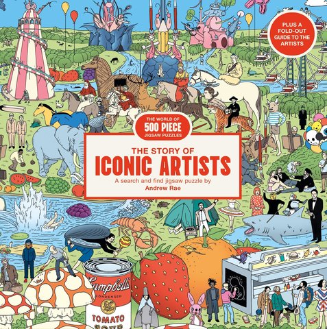 Story of Iconic Artists 500 piece puzle