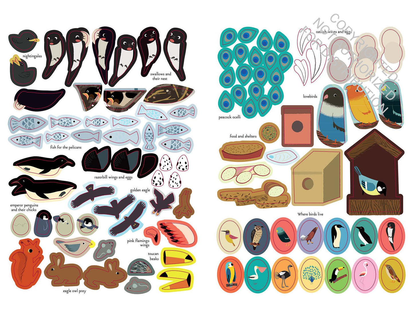 Bird of the World Sticker Book