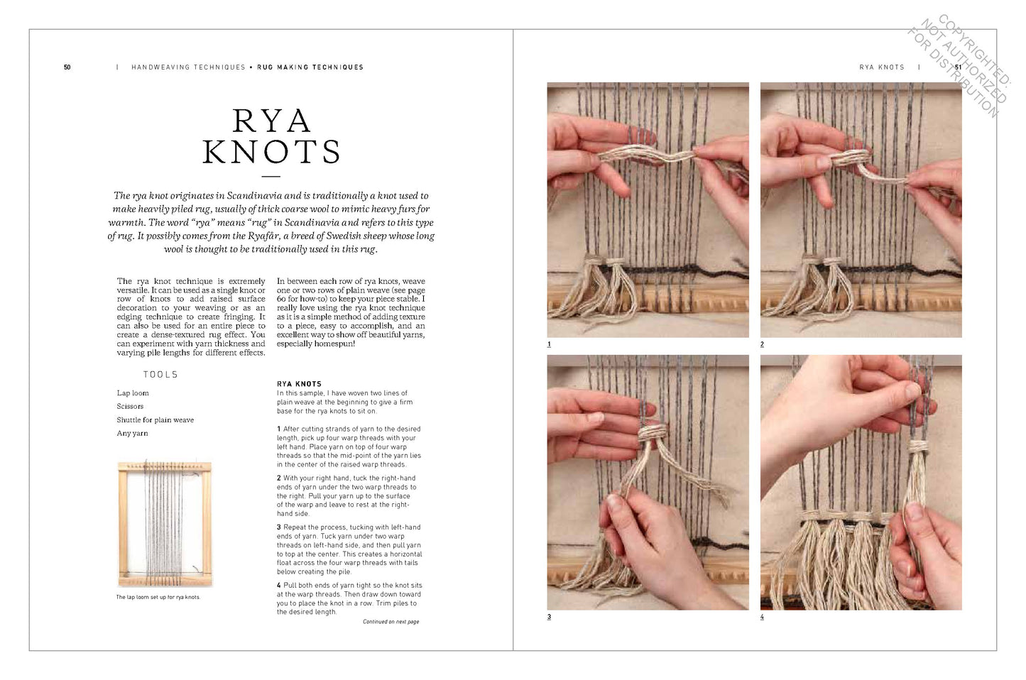 Weaving on a Little Loom