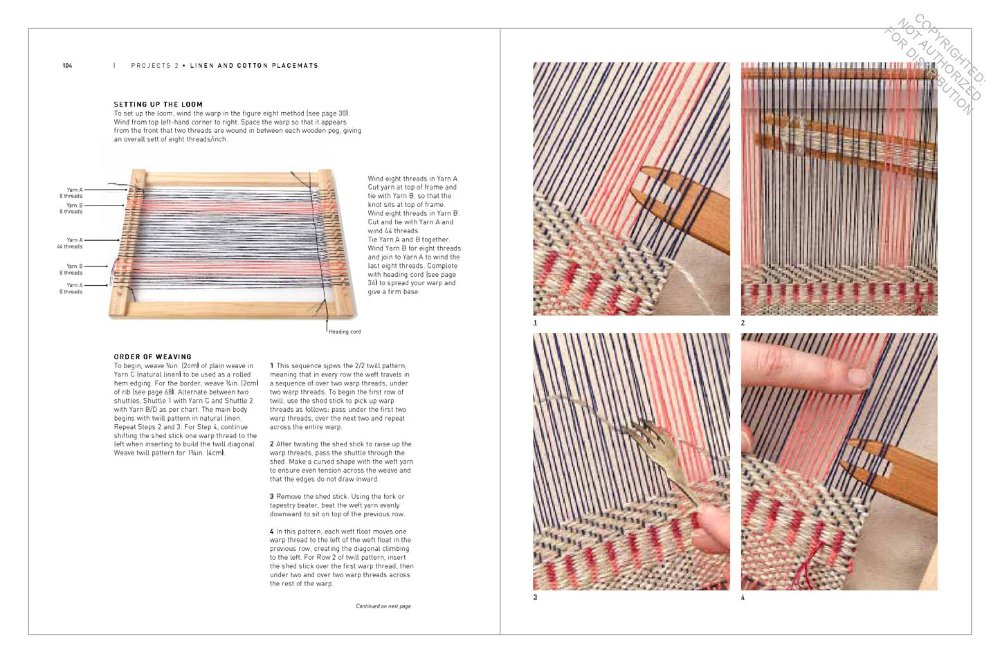 Weaving on a Little Loom