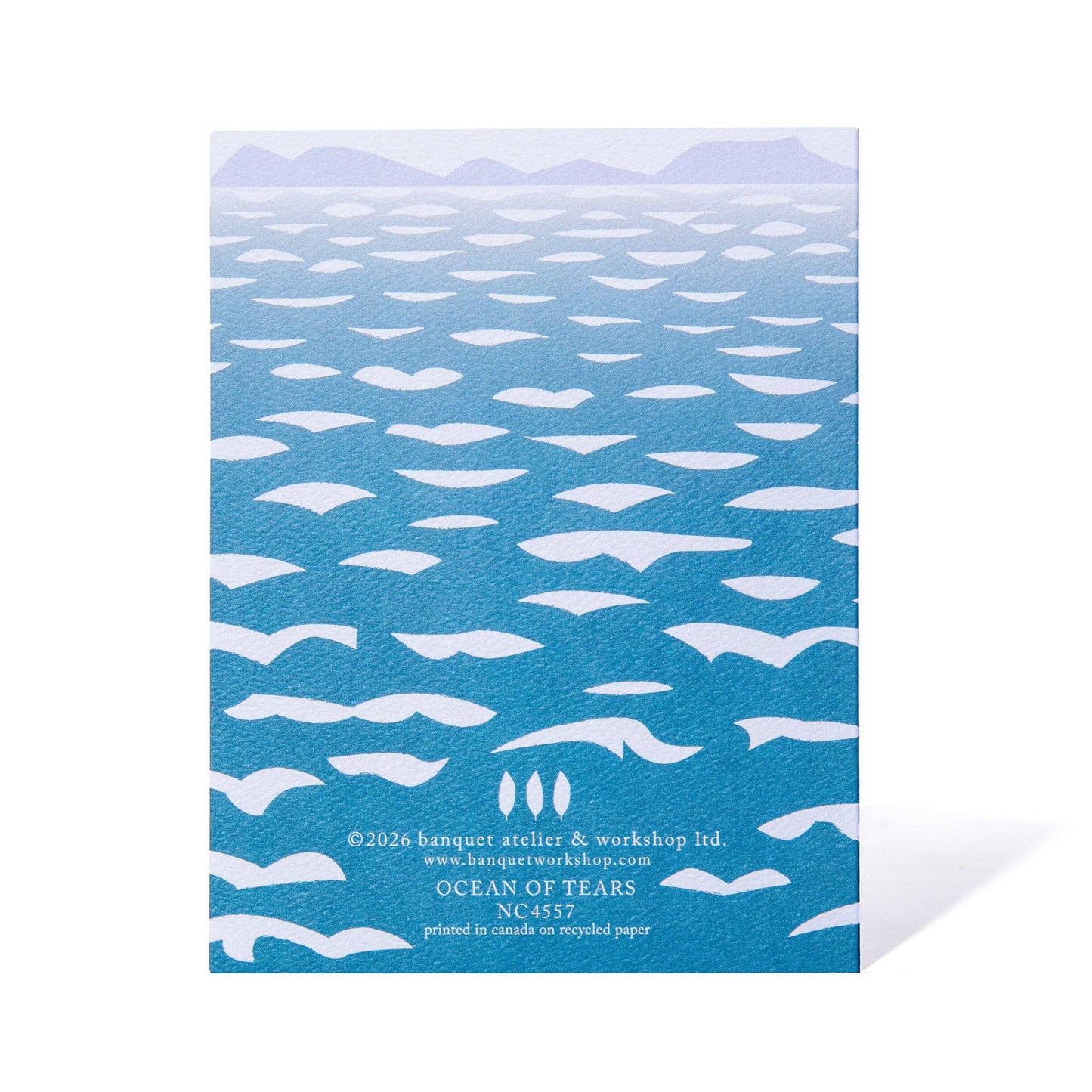 Ocean and Horizon Sorry for your Loss Sympathy Note Card: Default Title
