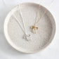 Bow Necklace: Silver