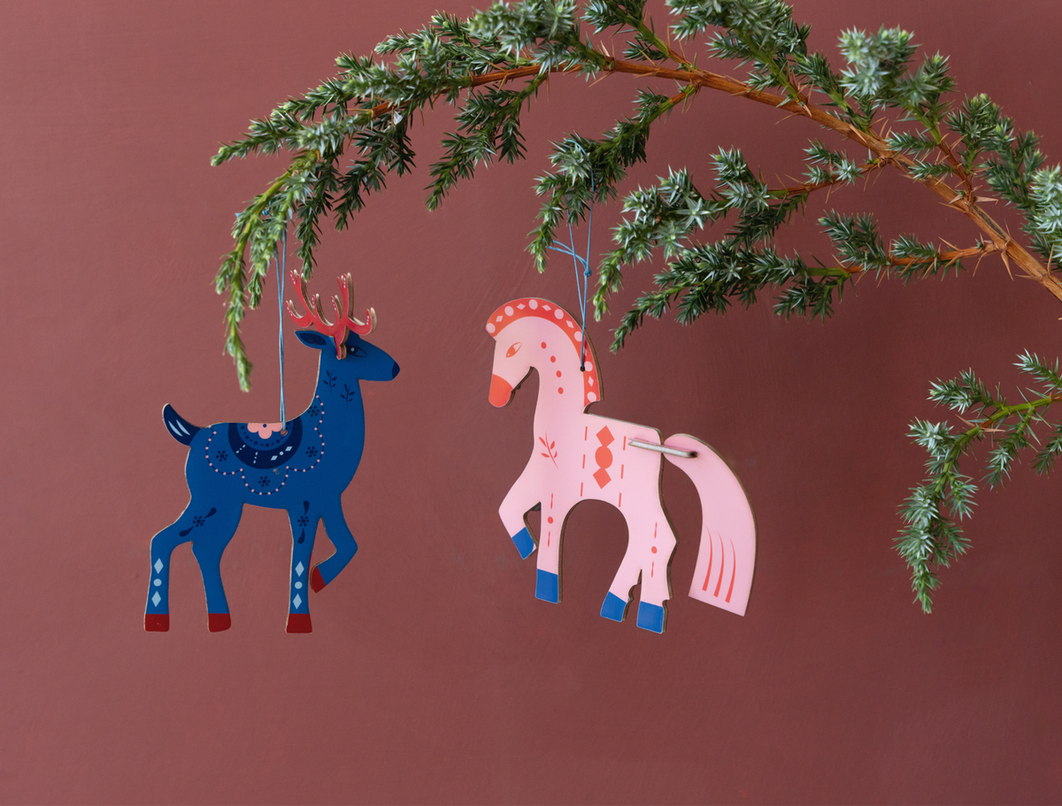 3D Ornament - The Little Horse & Deer