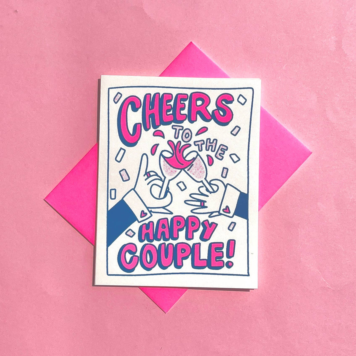 Cheers to the Happy Couple!  Greeting Card