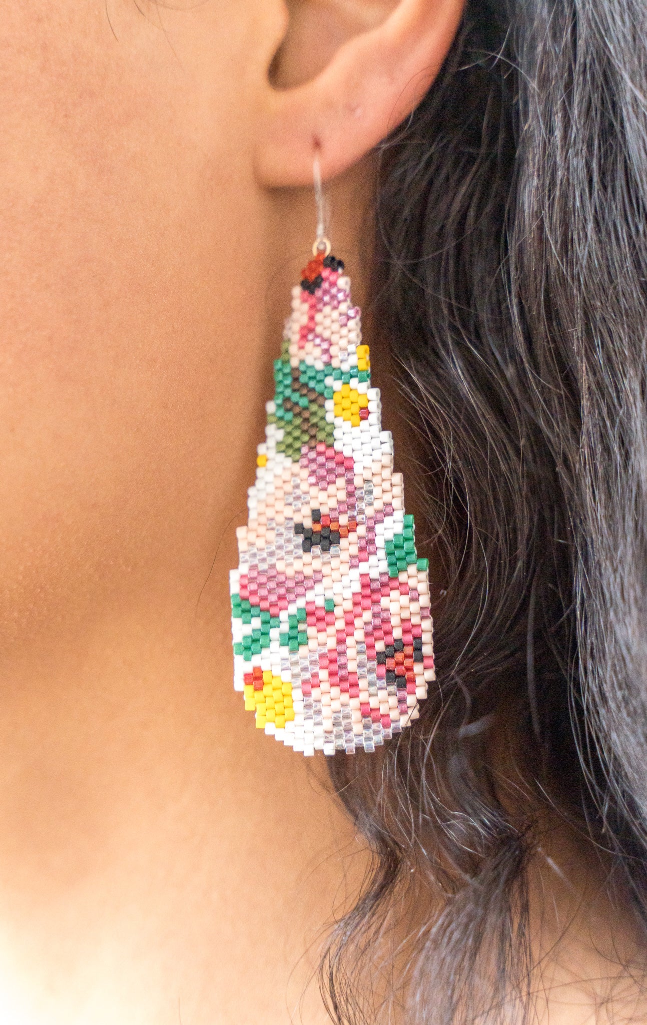 Painted Florals Earrings