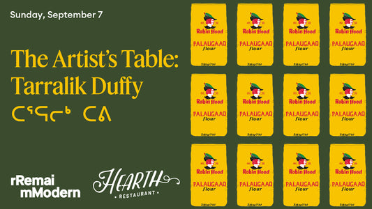The Artist's Table: Tarralik Duffy | September 7, 6 PM