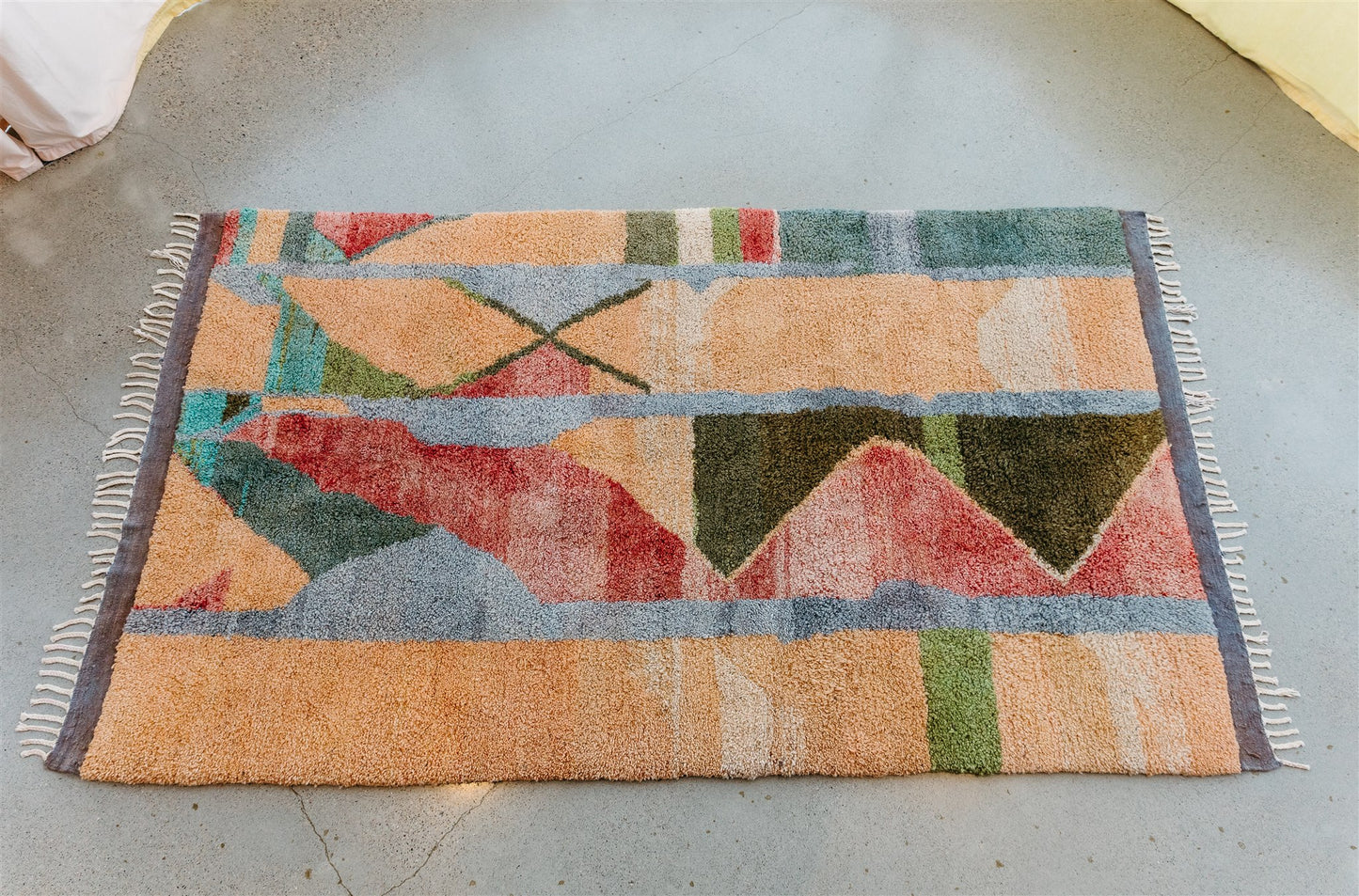 Condorelli Rug #12 (Coral/Green/Blue)