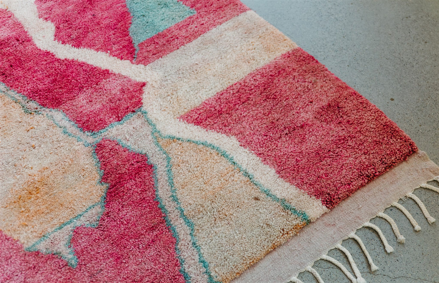 Condorelli Rug #13 (Red/Teal)