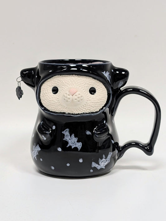 Bat Suit Cat Mug