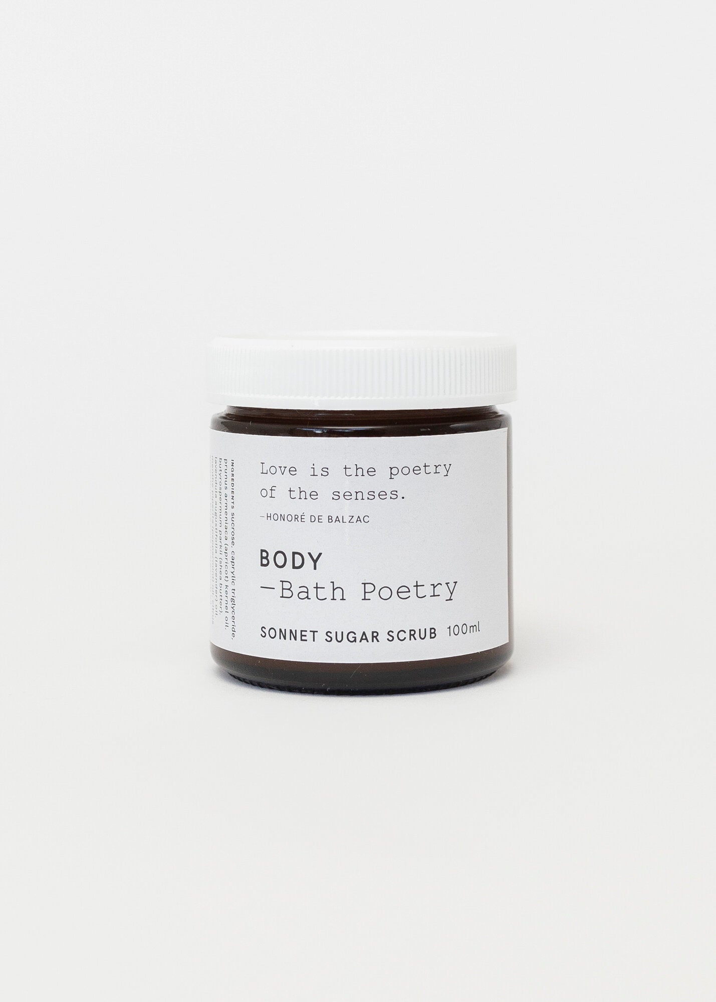 Bath Poetry Sonnet Sugar Scrub