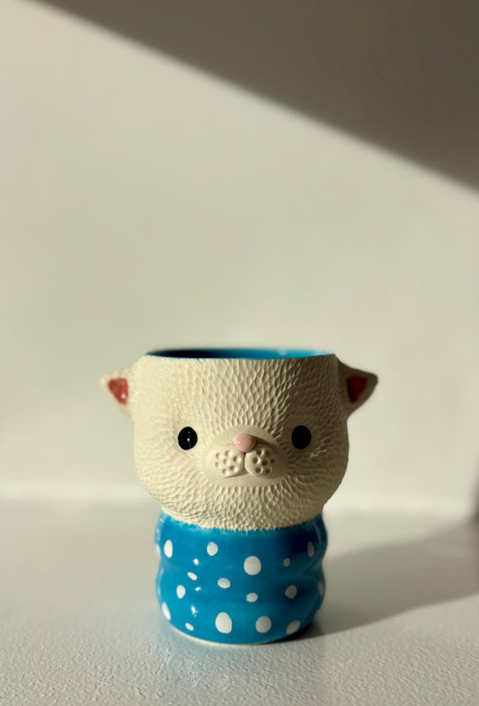 Bear Pawttery Cat-erpiller Tumbler - Blue