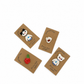 Bear Pawttery Bear & Sweater Magnet Set