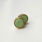 Clay Rose Jewelry Circle Stud Gold Plated