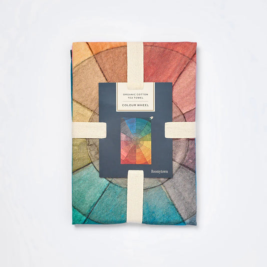 Colour Wheel Organic Cotton Tea Towel
