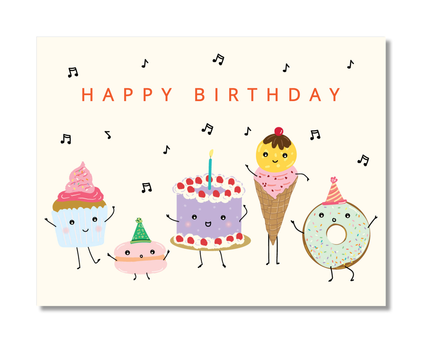 Dancing Treats Birthday Card