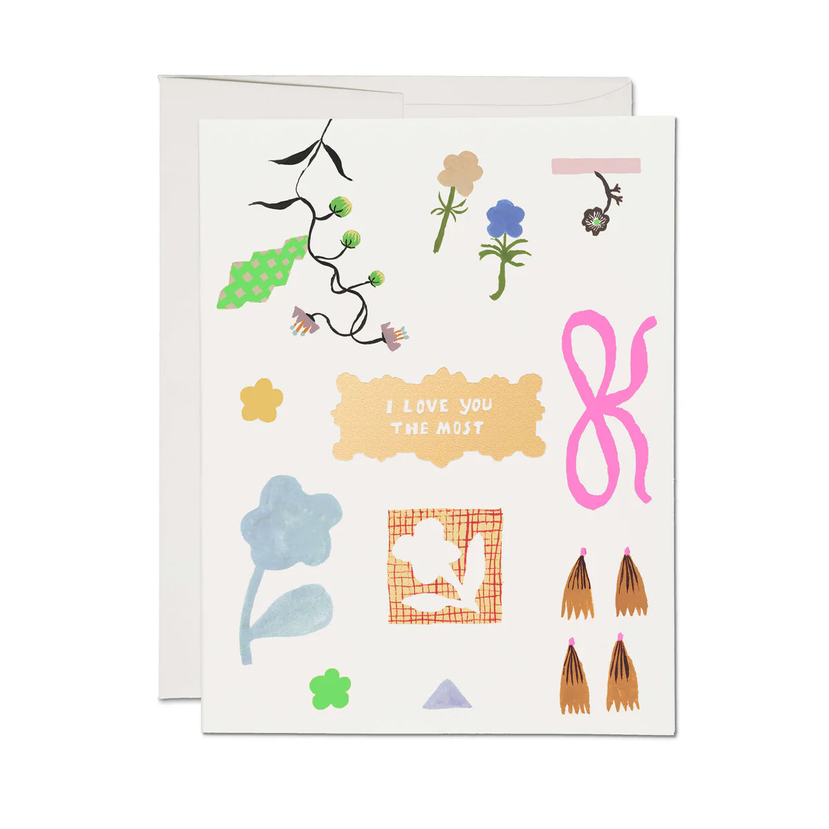 Petals and Blooms Greeting Card