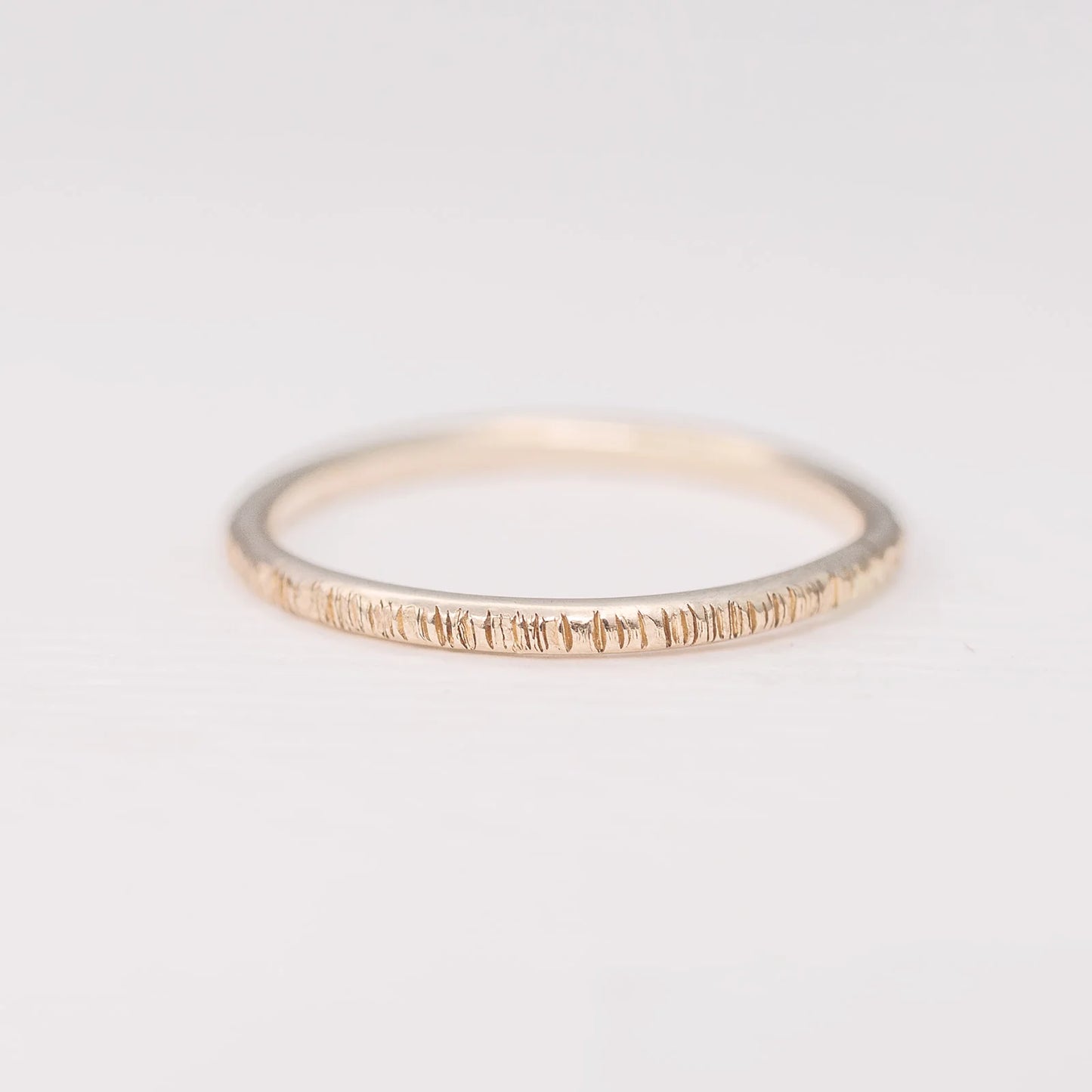 Frieda Birch Ring Solid  14K Gold