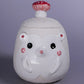 Hedgehog Jar with Mushroom handle - Medium