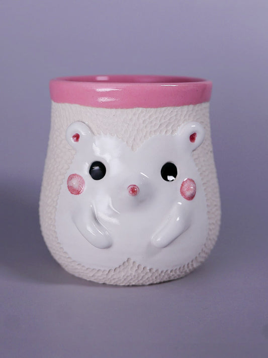 Hedgehog Sipper - Pink Interior