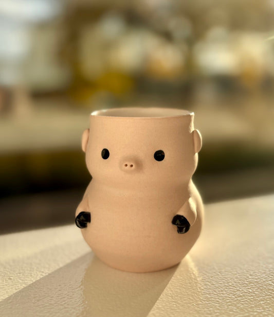 Bear Pawttery PinkyPig Tumbler