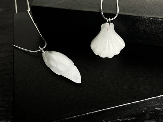 Studiostone Soapstone Jewerlry Feather Alabaster