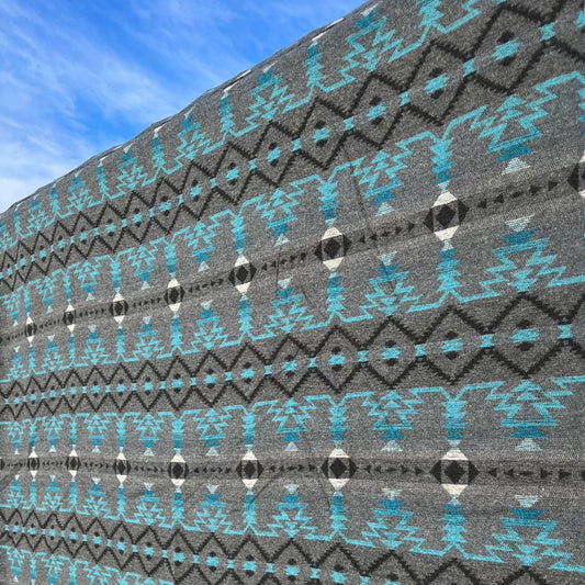 Turquoise Horizon Blanket