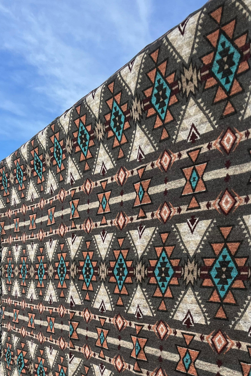 Turquoise Star Throw