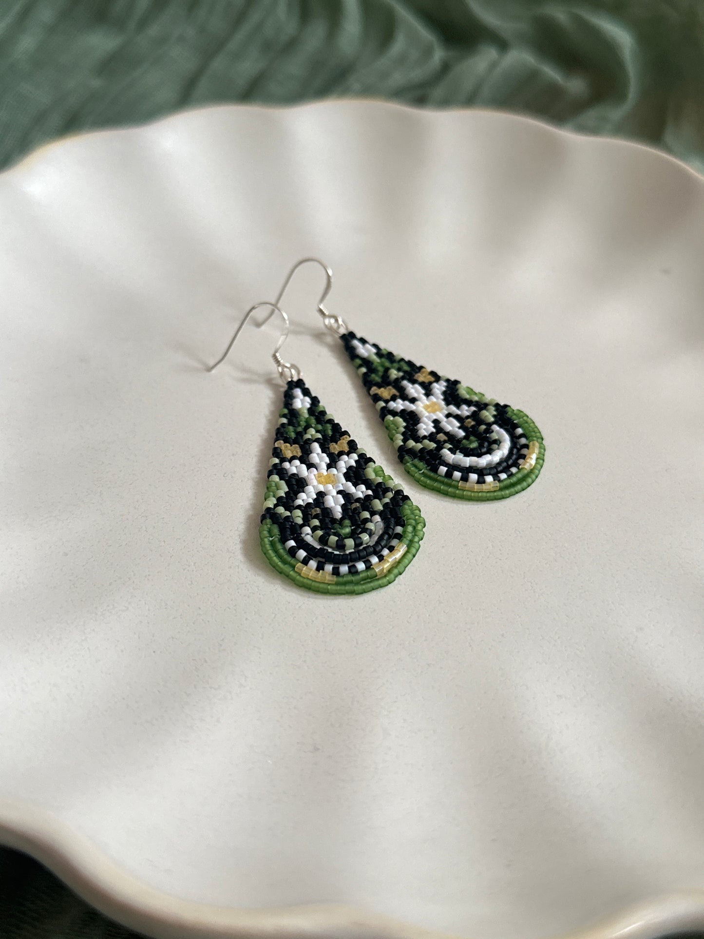 Empires White Lily Earrings