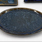 Oval Ochre & Teal Plate