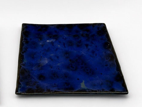 Square Plate Blue